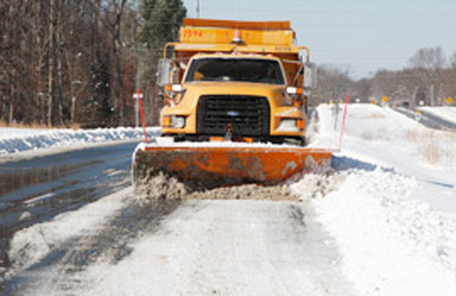 VDOT snow plow